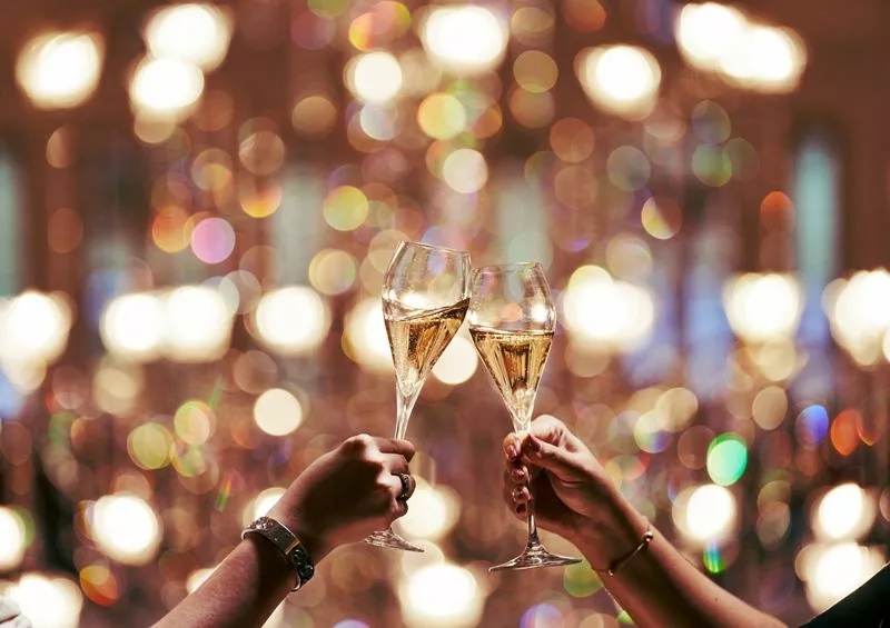 Champagne toast