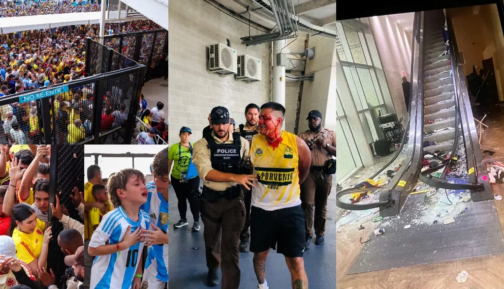 VISUALS: Argentina and Colombia fans leave Miami’s Hard Rock Stadium in shambles after Copa America final