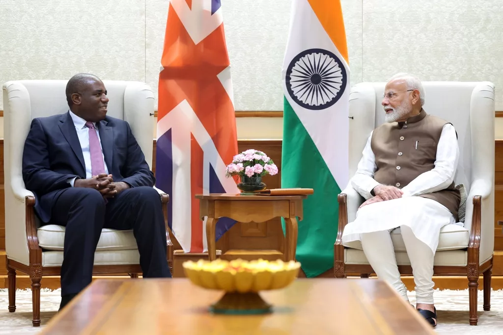 ‘Remain committed to elevating ties’, says PM Modi after meeting UK Foreign Secretary Lammy in New Delhi