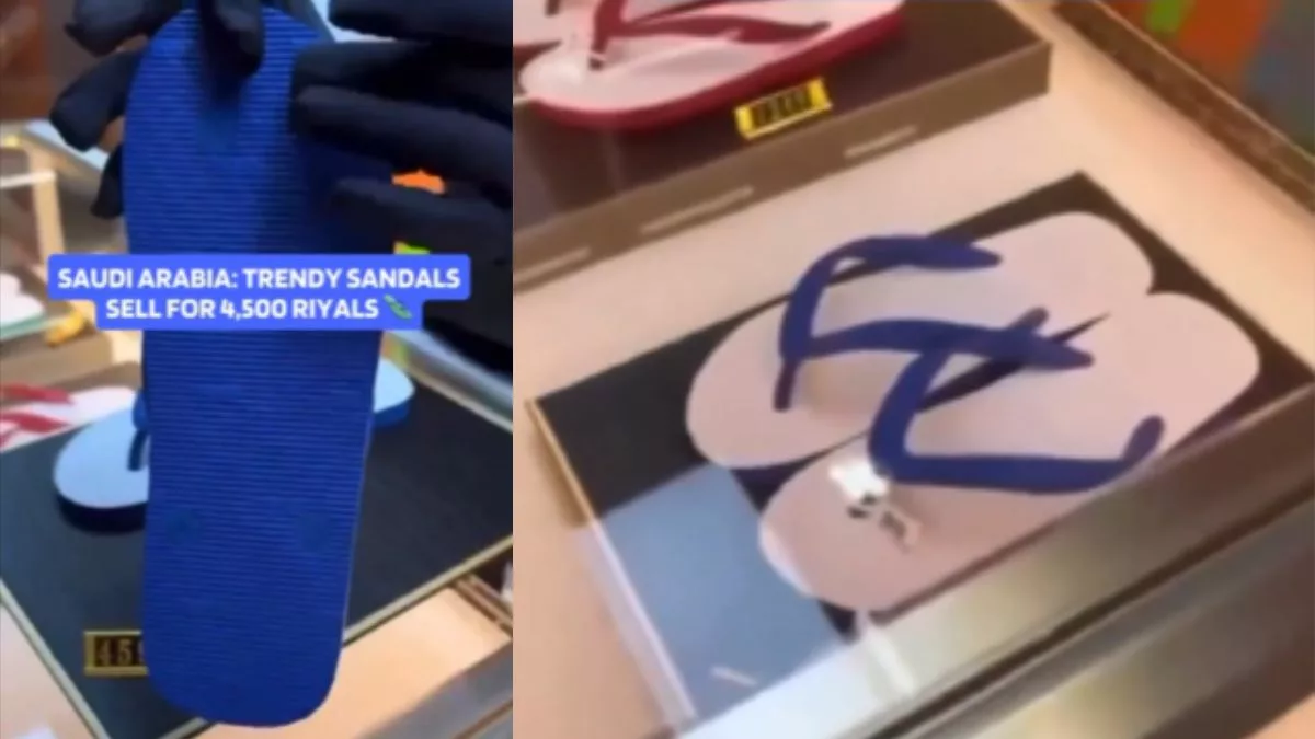 Saudi store’s USD 1,196 slippers goes viral on Internet, social media users come up with hilarious responses