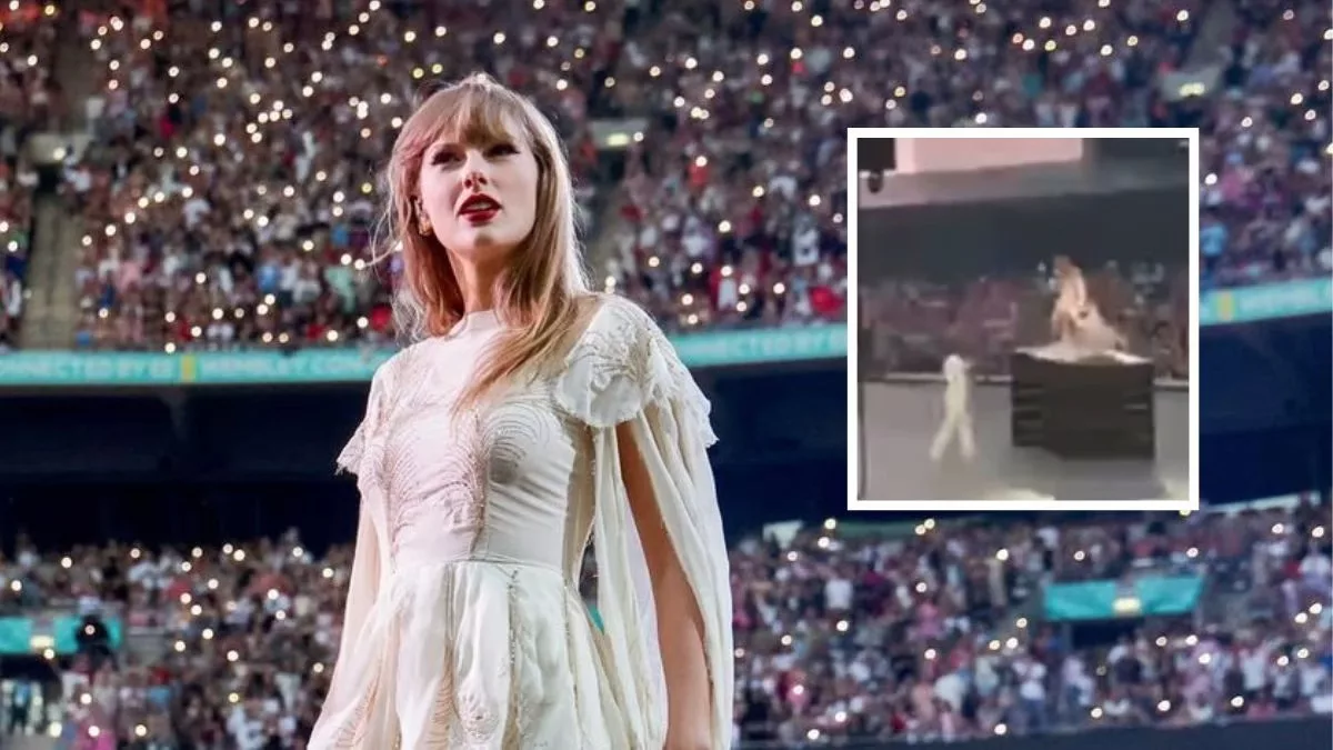 WATCH: Taylor Swift suffers stage malfunction, stranded during Dublin concert