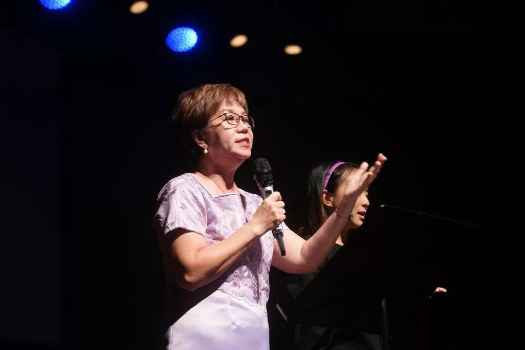 s Denise Phua, Mayor of
Central Singapore District and Adviser to The Purple Symphony. Photo courtesy: CDC