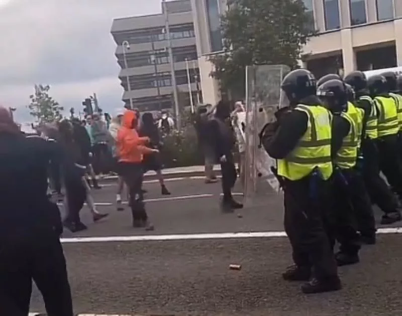 UK: Violent protests hit Sunderland days after Southport killings, 8 arrested