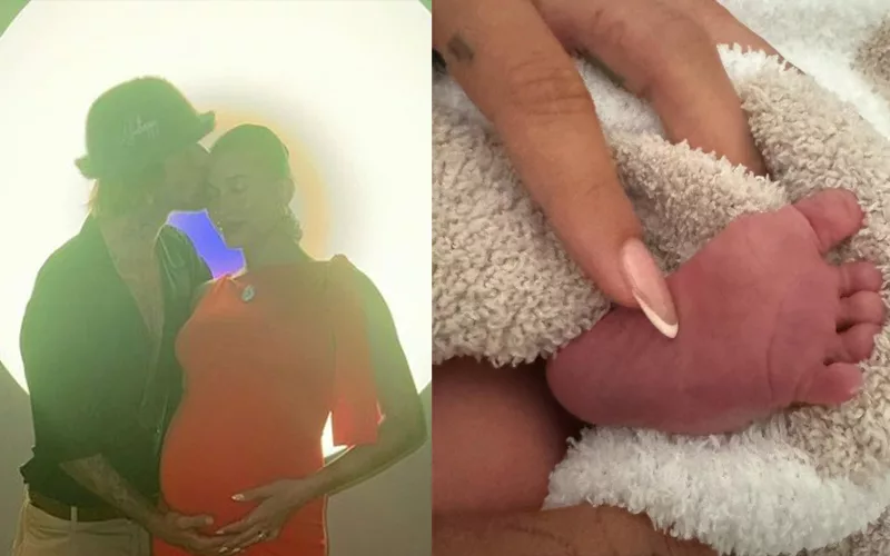 The couple welcomed their first child on Saturday and even revealed the first image and the name of the child on Instagram.