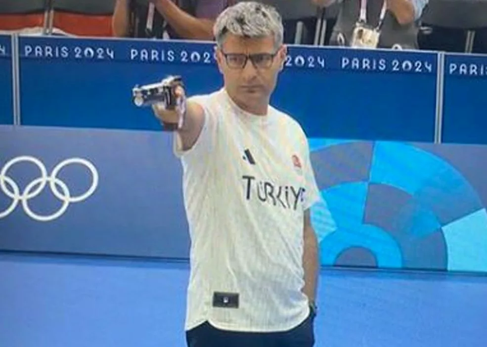 Turkish shooter Yusuf Dikec. Photo courtesy: x.com/Olympics