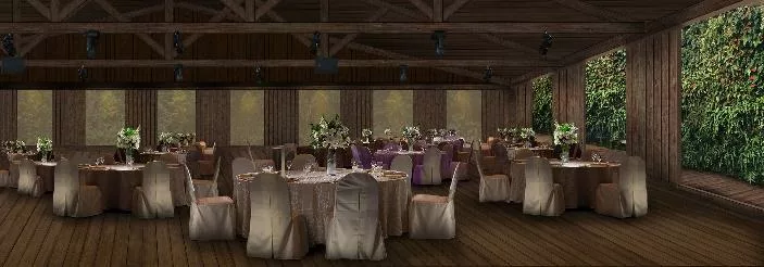Banquet hall at Singapore Zoo