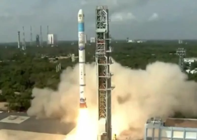 Indian space research body ISRO places Earth Observation Satellite into orbit.