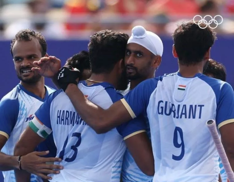 Ten-man India put up a strong show to beat Great Britain in dramatic shoot-out, book a berth in the Olympics semis 