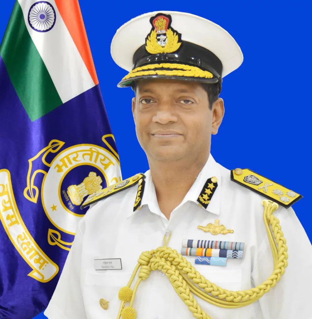 Rakesh Pal, Indian Coast Guard Director General. Photo courtesy: x.com/IndiaCoastGuard