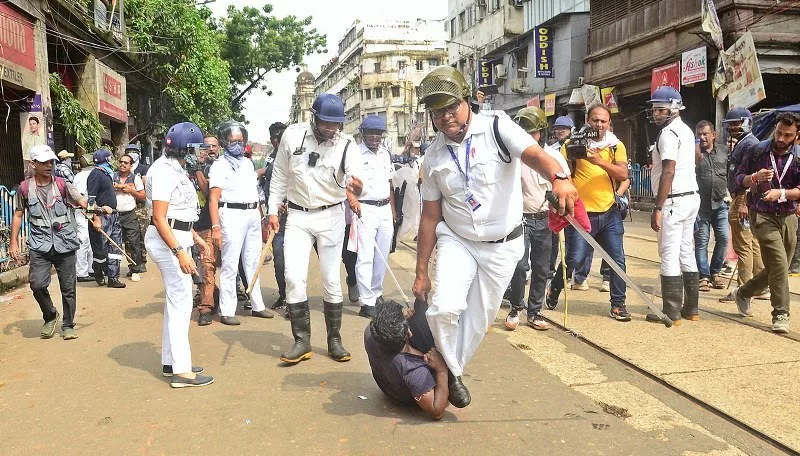 Battleground Kolkata: Protesters clash with police demanding CM Mamata Banerjee’s resignation over junior doctor’s rape-murder 