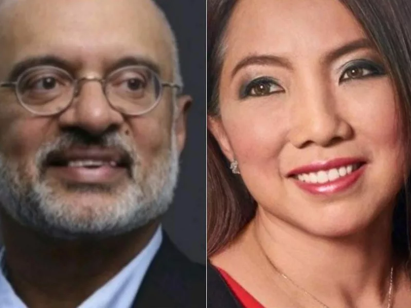 Piyush Gupta and Tan Su Shan