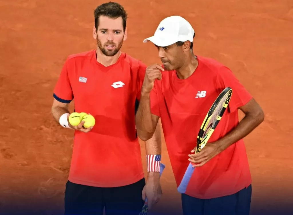 Austin Krajicek and Rajeev Ram. Photo courtesy: x.com/usopen