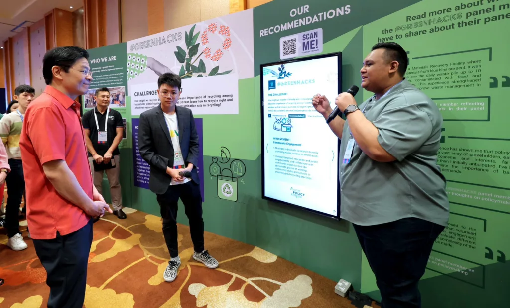 PM Wong listens to ideas on sustainability