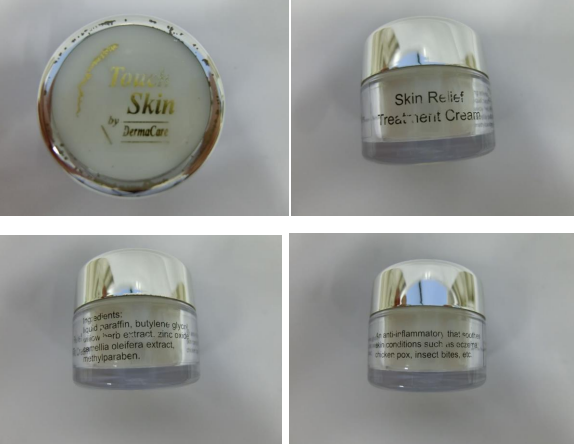 Jar of Touch Skin by Dermacare Skin Relief Treatment Cream