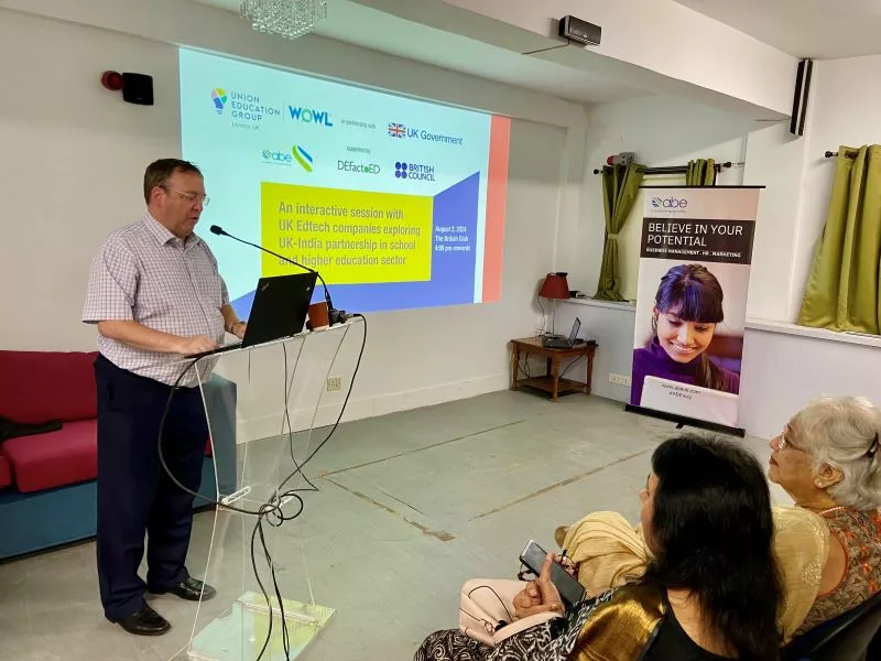 British Deputy High Commissioner Andrew Fleming says there is immense scope for collaboration between India, UK in edtech sector