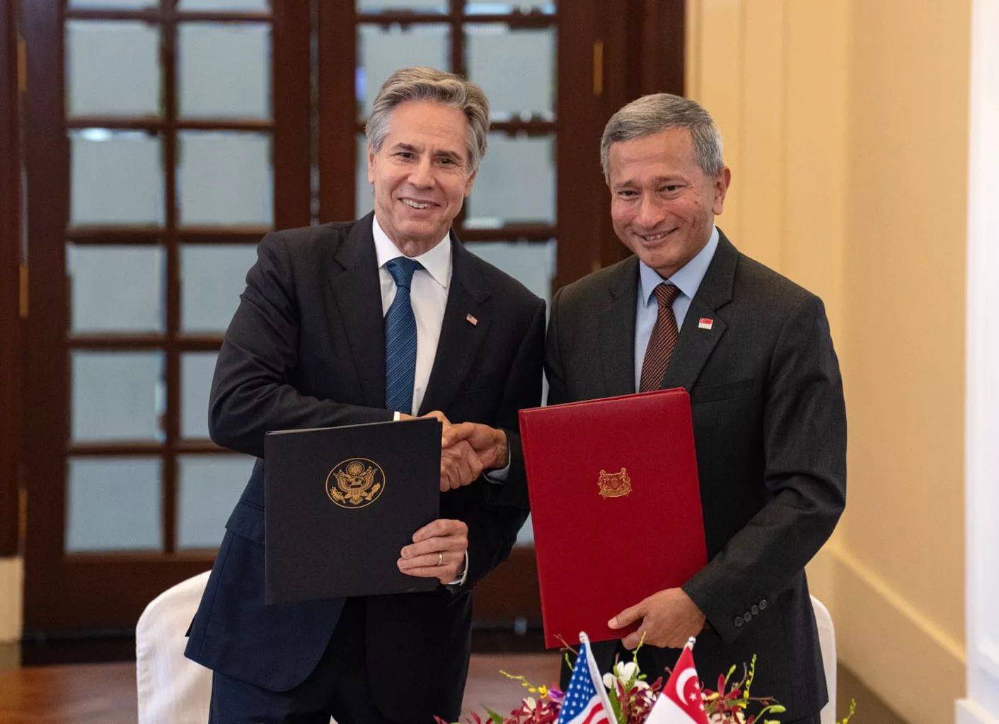 Antony Blinken with Vivian Balakrishnan