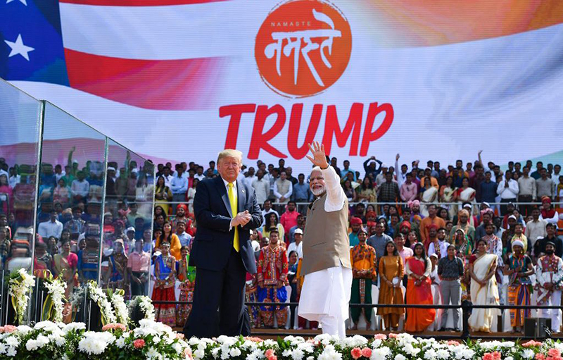 Trump said, "So when India, which is a very big abuser.... He (Narendra Modi) happens to be coming to meet me next week. And, Modi is a fantastic man. A lot of these leaders are fantastic... These people are the sharpest people.