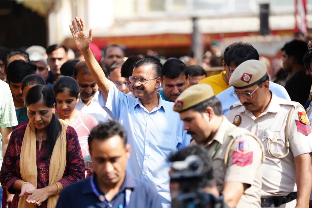 Arvind Kejriwal on the day he surrendered at Tihar Jail on June 2, 2024