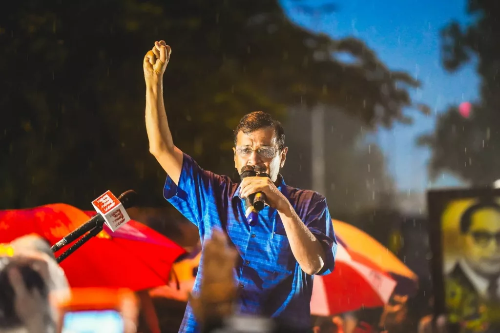 Delhi Chief Minister and Aam Aadmi Party leader Arvind Kejriwal released from Tihar Jail