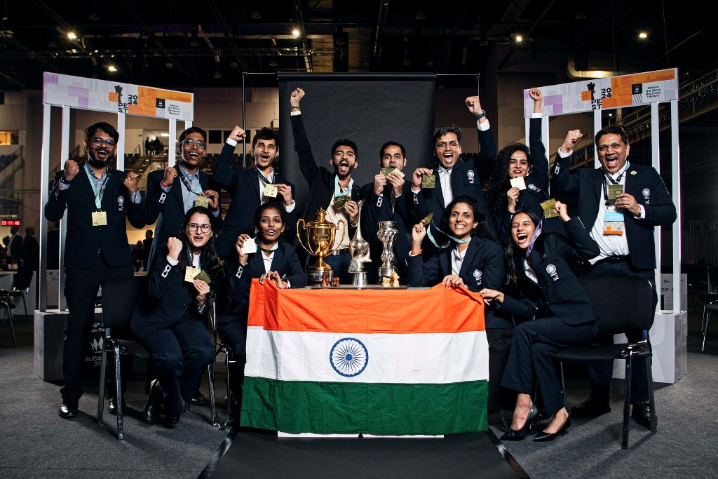 India men and women win maiden Chess Olympiad gold medals