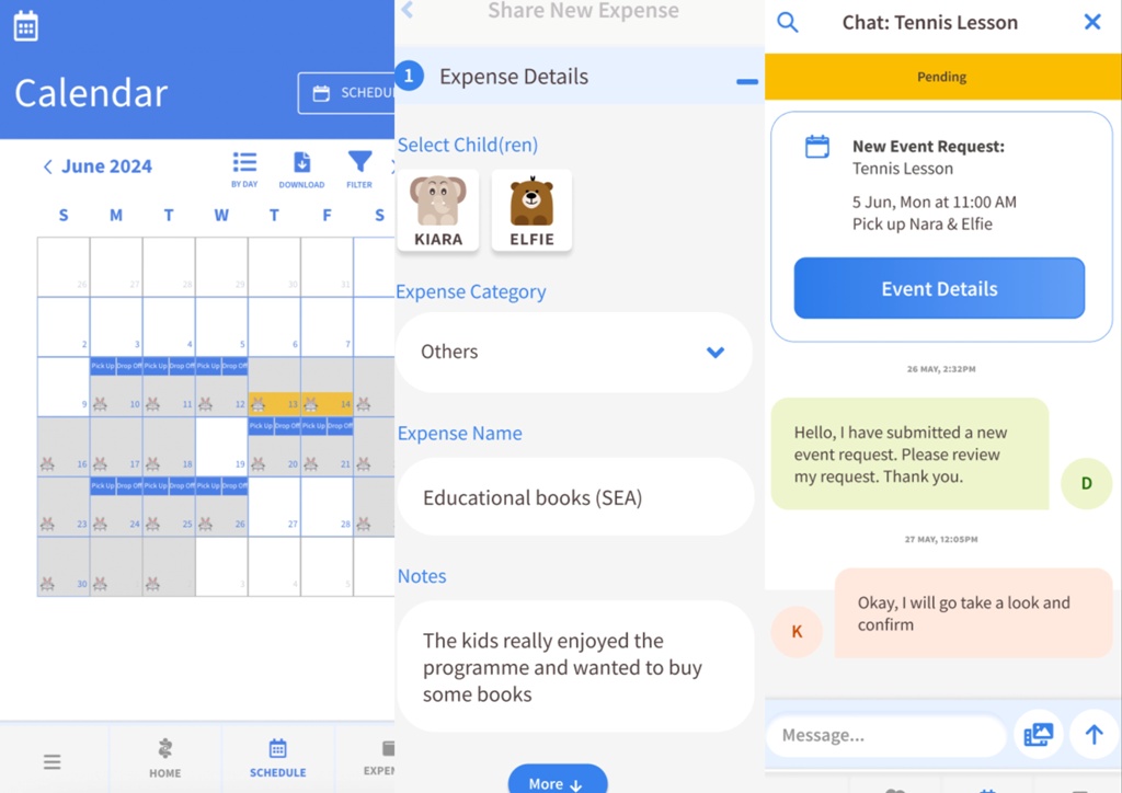 The app was launched on September 20. Photo courtesy: https://cjc.org.sg/co-parenting-sg/