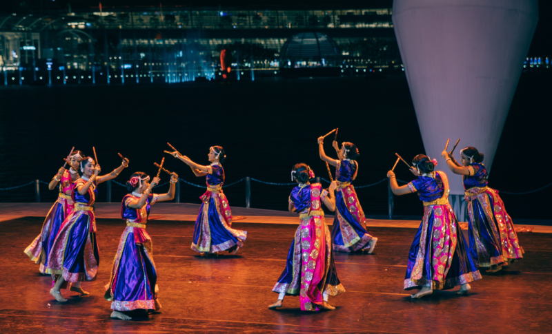 Kolattam dance 
