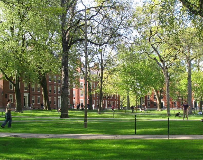 Harvard Yard at the center of Harvard's main campus in Cambridge. Photo courtesy: Mancala/Wikipedia