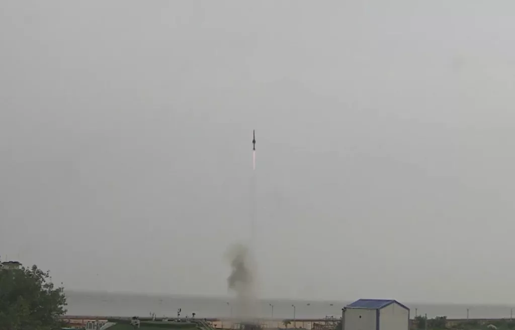 The flight test took place at Chandipur on the Odisha coast. Photo courtesy: Screengrab from X
