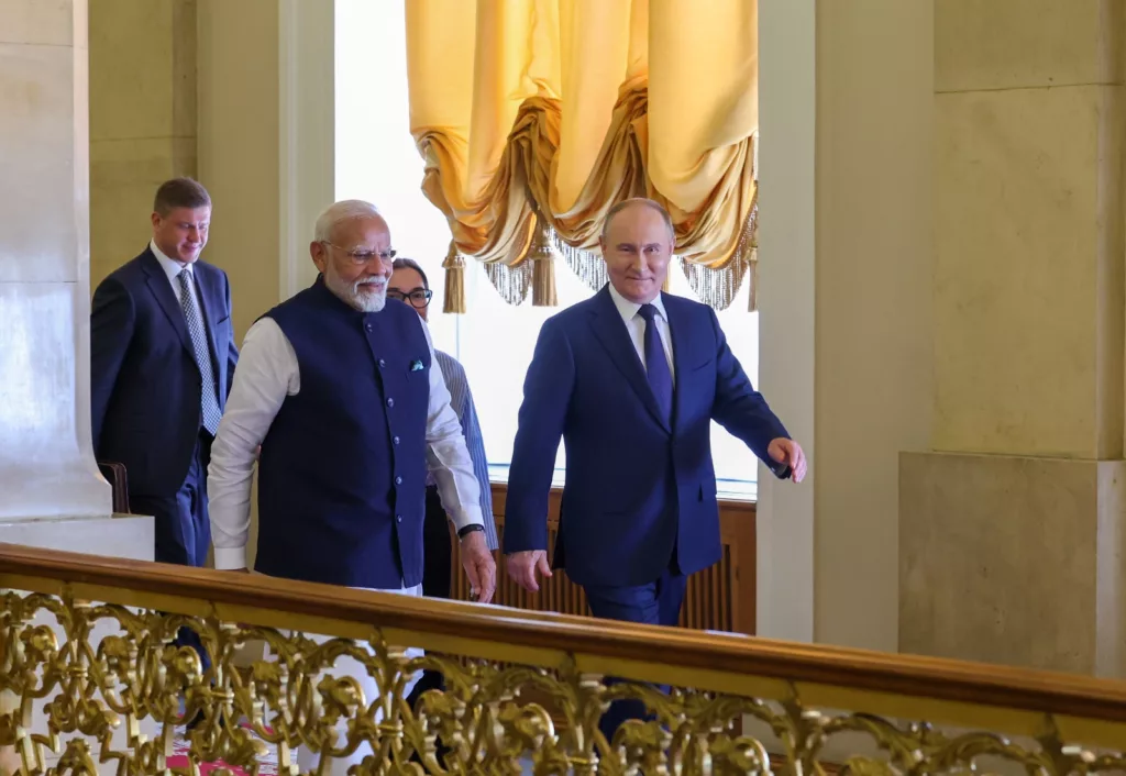 Modi, Putin moscow
