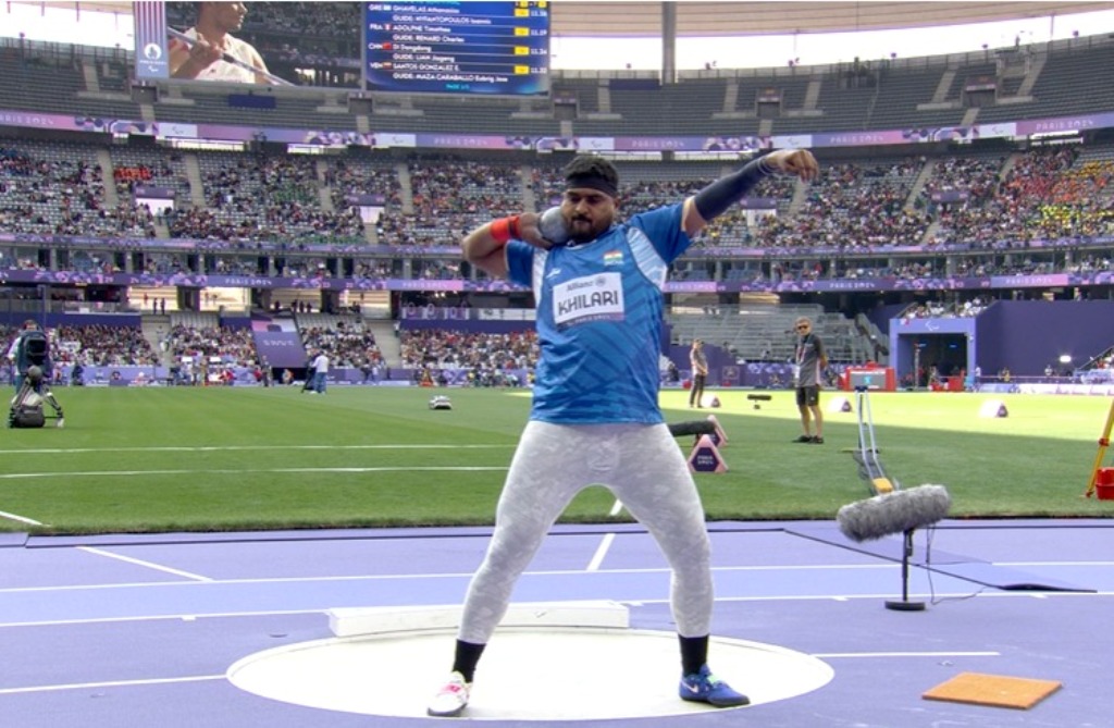 Indian para-athlete Sachin Khilari. Photo courtesy: x.com/narendramodi