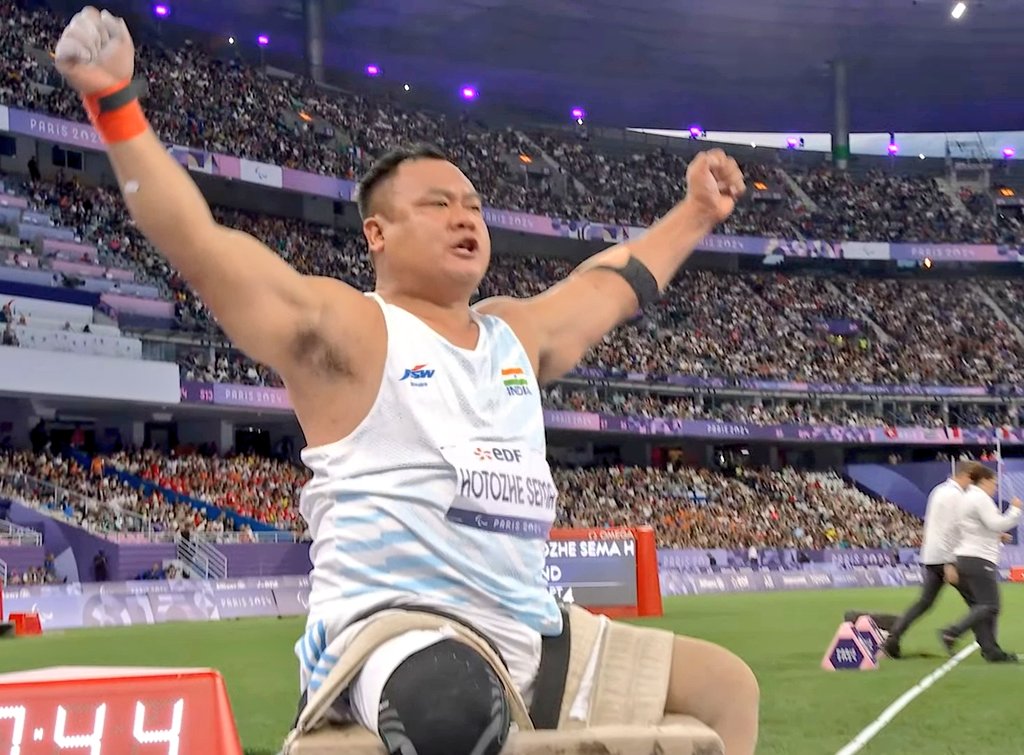 From surviving a landmine blast to Paris Paralympics bronze: Indian shot putter Hokato Sema’s inspirational journey