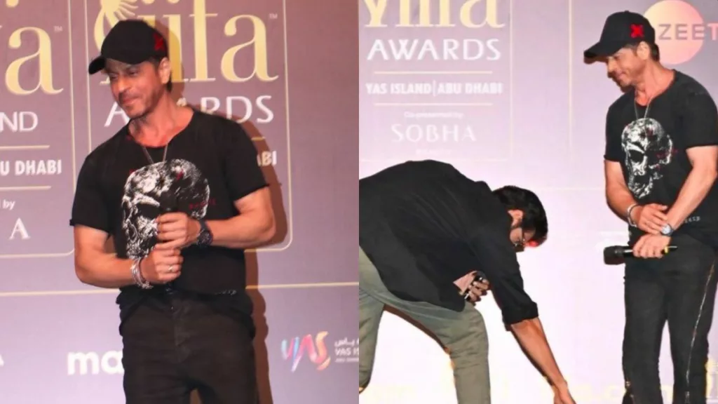 Shah Rukh Khan sported a casual look and a short hair. Photo courtesy: Free Press Journal
