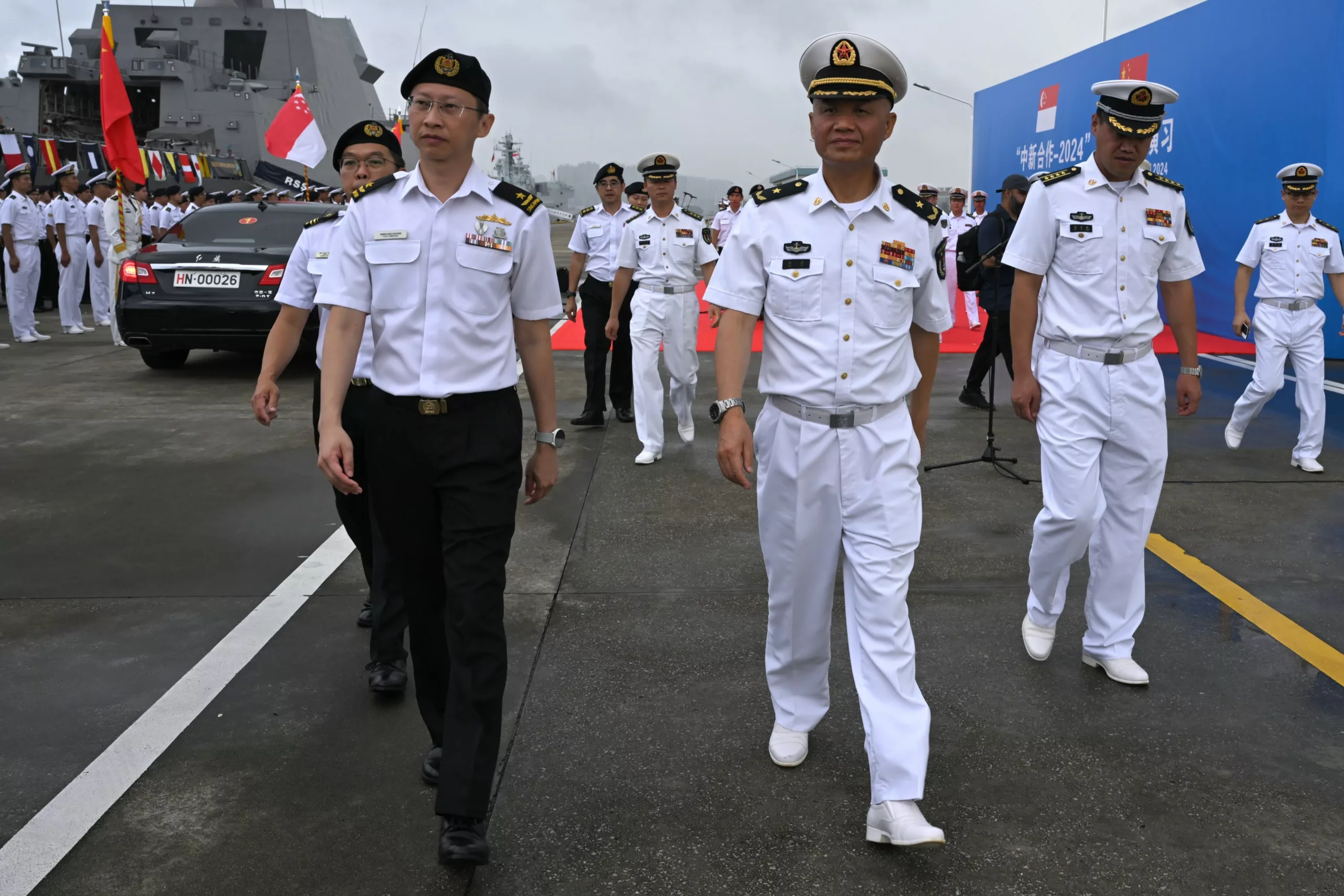 Naval forces of Singapore and China start 5-day bilateral maritime exercise
