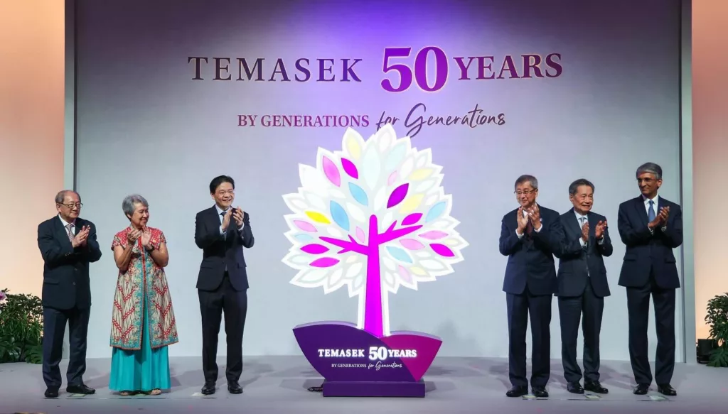 Singapore Prime Minister Lawrence Wong at the Temasek 50th anniversary event