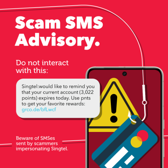 Singtel scam advisory