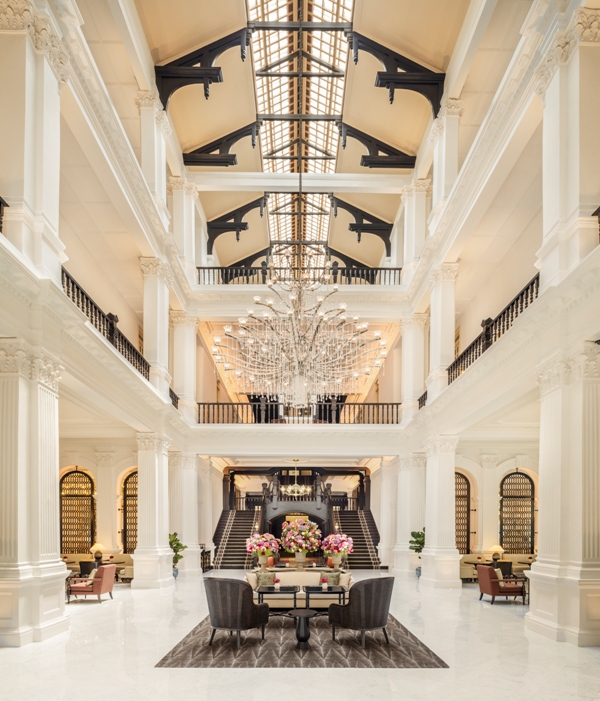 The Grand Lobby in Raffles Singapore