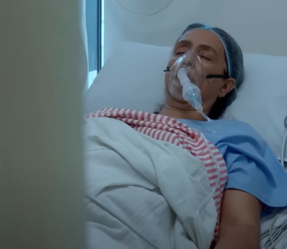 The movie takes a turn when Neena Kulkarni's character suddenly falls ill. Photo courtesy: Screengrab from YouTube