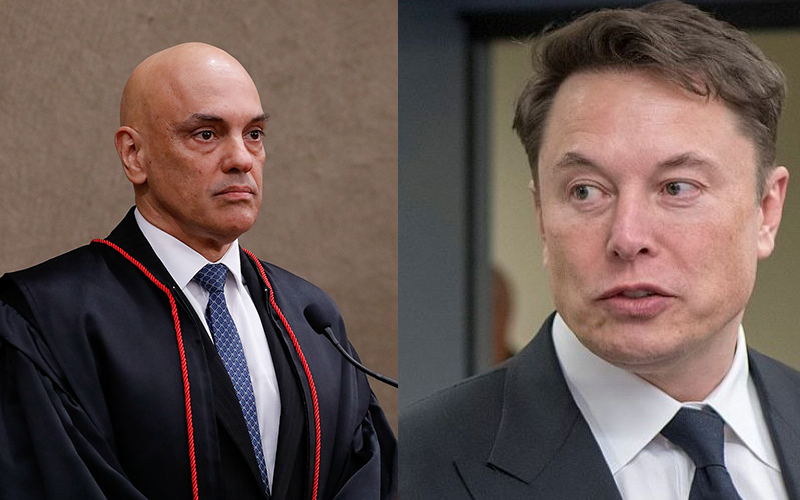 Tech entrepreneur Elon Musk called Alexandre de Moraes an "evil dictator cosplaying as a judge."