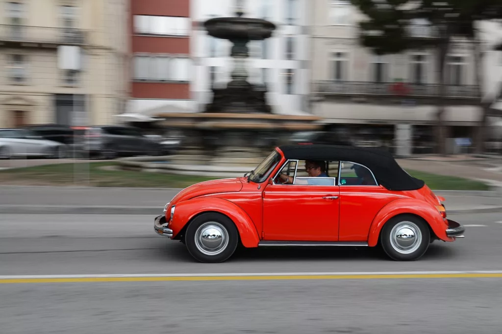 Red car