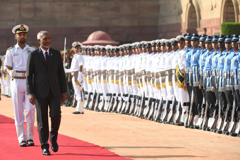 Posting on X, Ministry of External Affairs spokesperson Randhir Jaiswal posted on X: "A landmark State visit begins with a ceremonial welcome and Guard of Honour to President @MMuizzu of Maldives at the forecourt of Rashtrapati Bhavan."