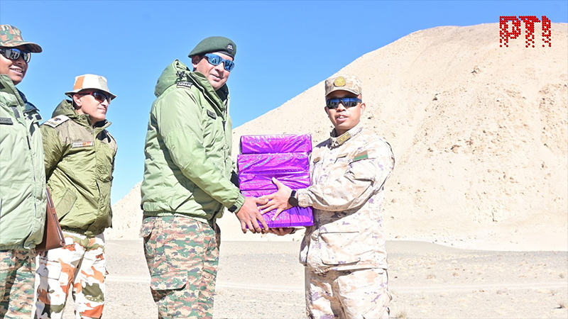 Indian and Chinese troops exchange Diwali sweets as Ladakh border disengagement process marks end of conflict 