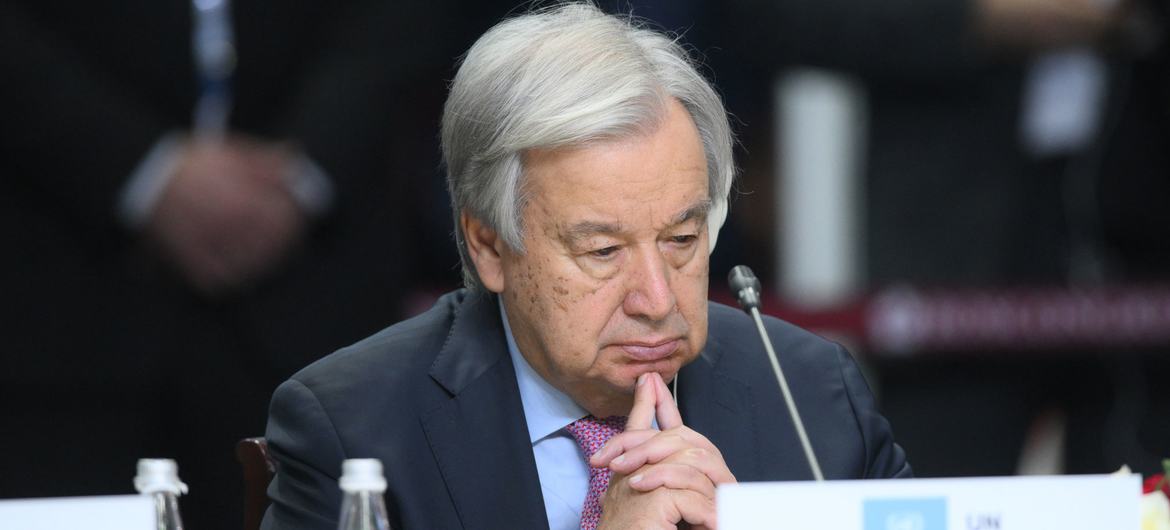 Russian invasion violates UN Charter, Antonio Guterres tells Vladimir Putin