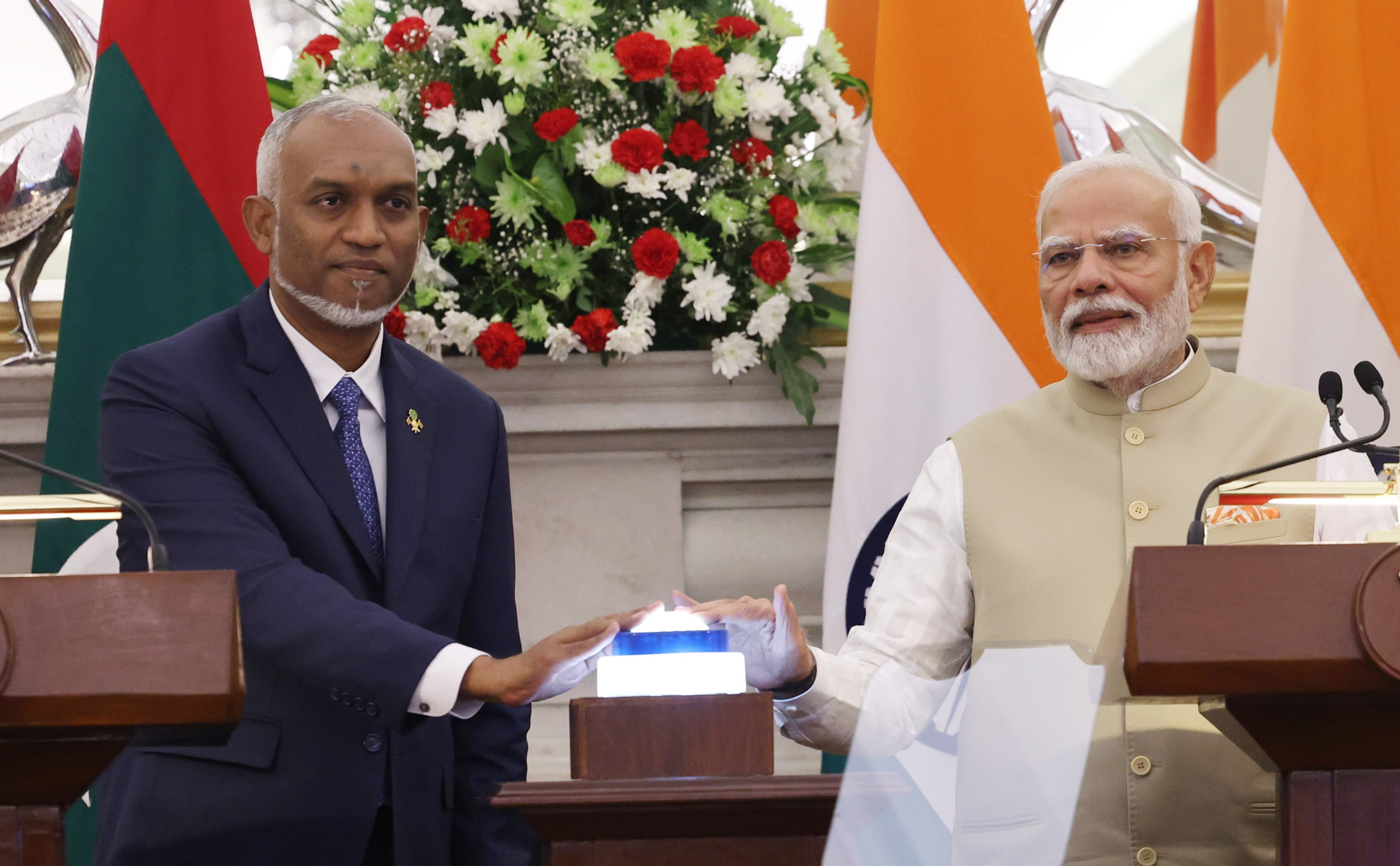 Maldives President Mohamed Muizzu is currently touring India.