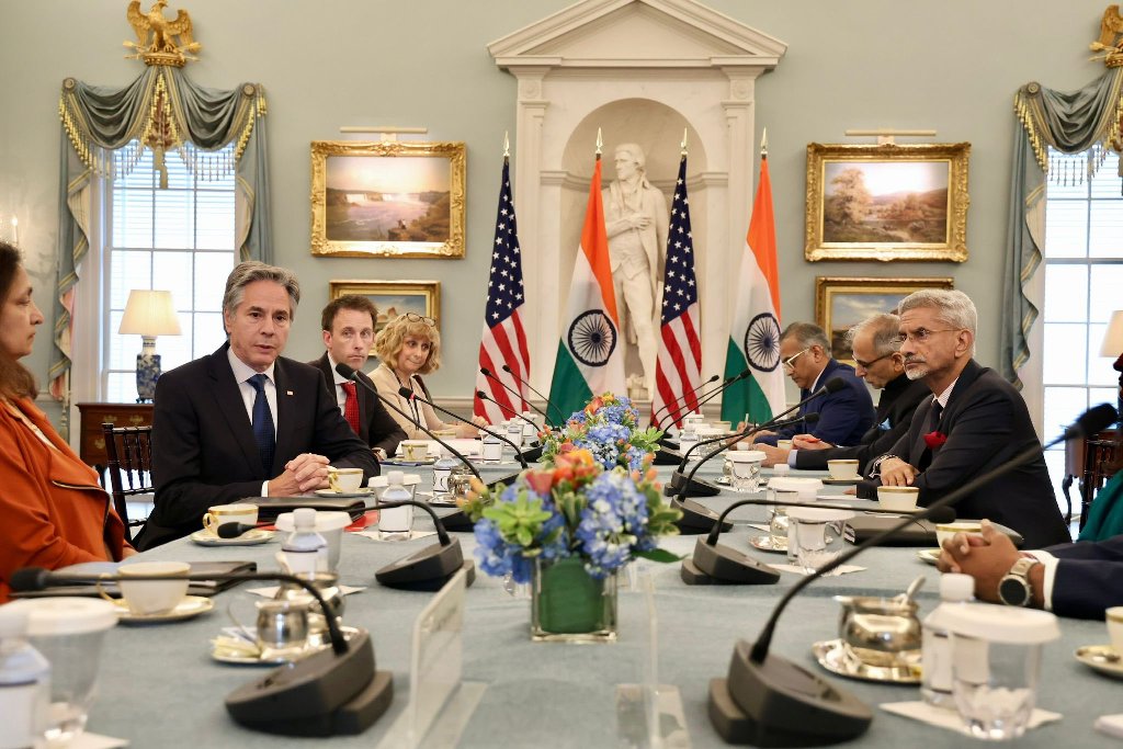 The two delegations, led by Blinken and Jaishankar, discussed areas of mutual cooperation between the US and India. Photo courtesy: x.com/DrSJaishankar