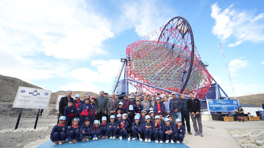 Asia’s largest imaging Cherenkov telescope inaugurated in India to boost global cosmic-ray research