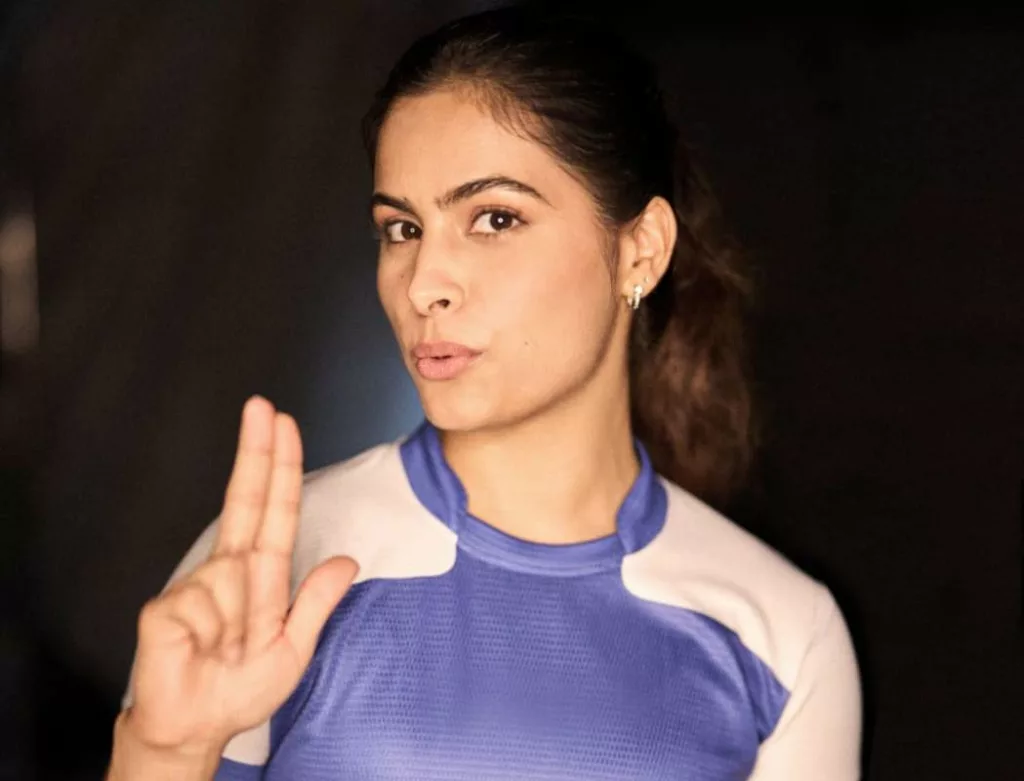 Manu Bhaker. Photo courtesy: x.com/realmanubhaker