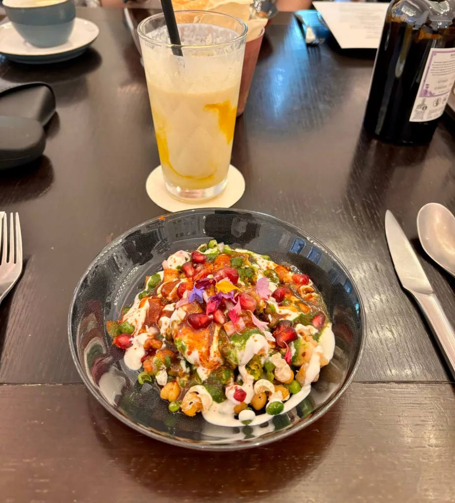 Makai Matar Chaat, an appetiser