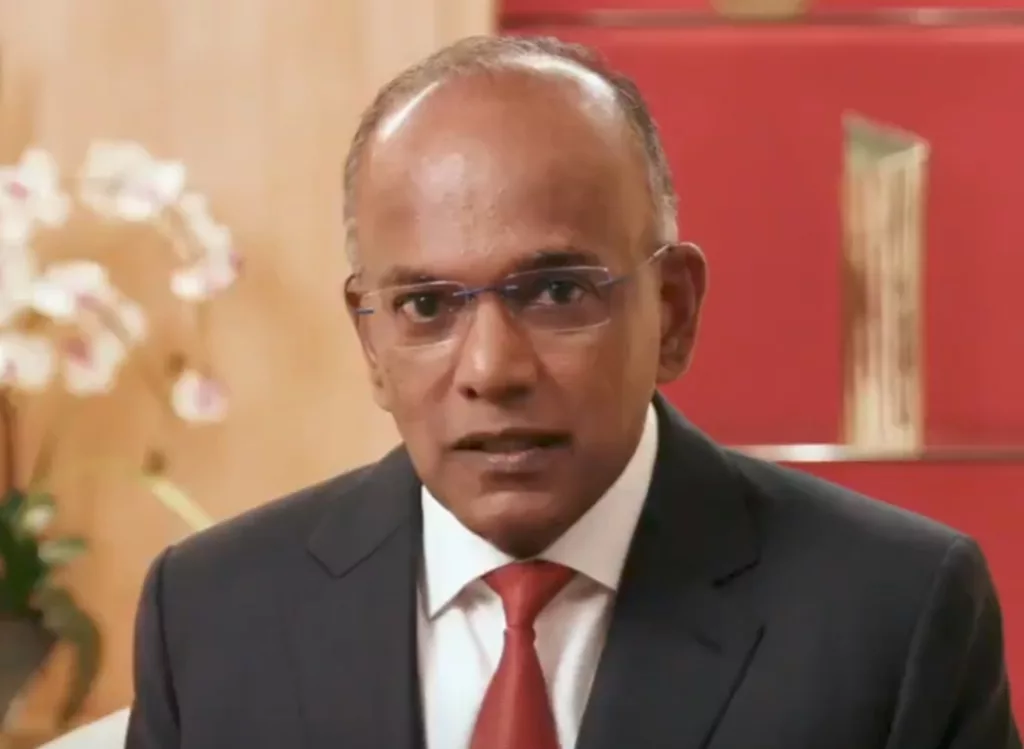 Singapore Law and Home Affairs Minister K Shanmugam
