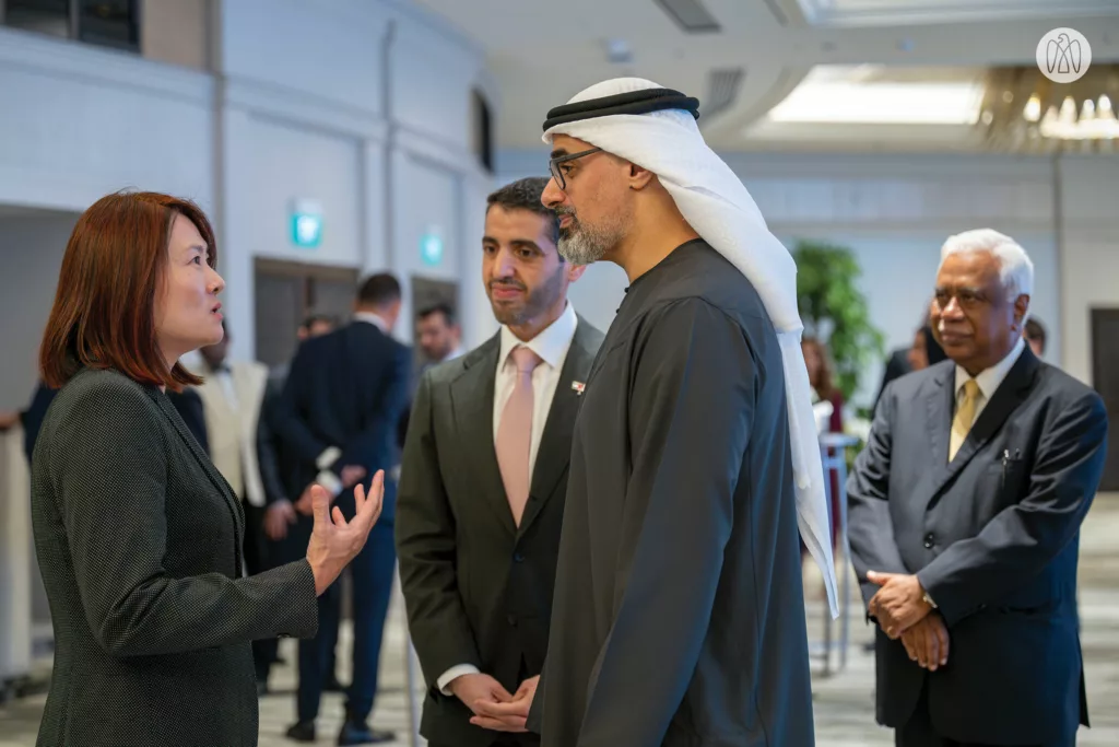 Sheikh Khaled at business networking event