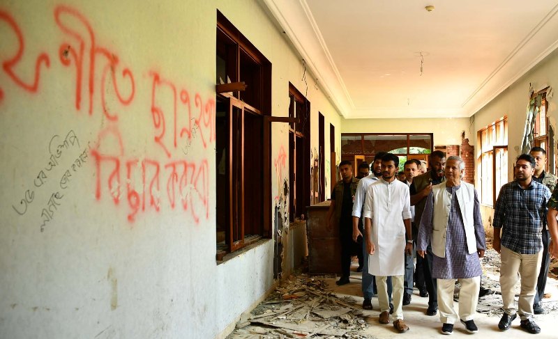 Sheikh Hasina’s palace to be converted to revolution museum, Bangladesh interim government chief Yunus